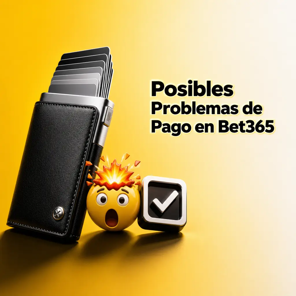 Ilustración de problemas de pago en Bet365
