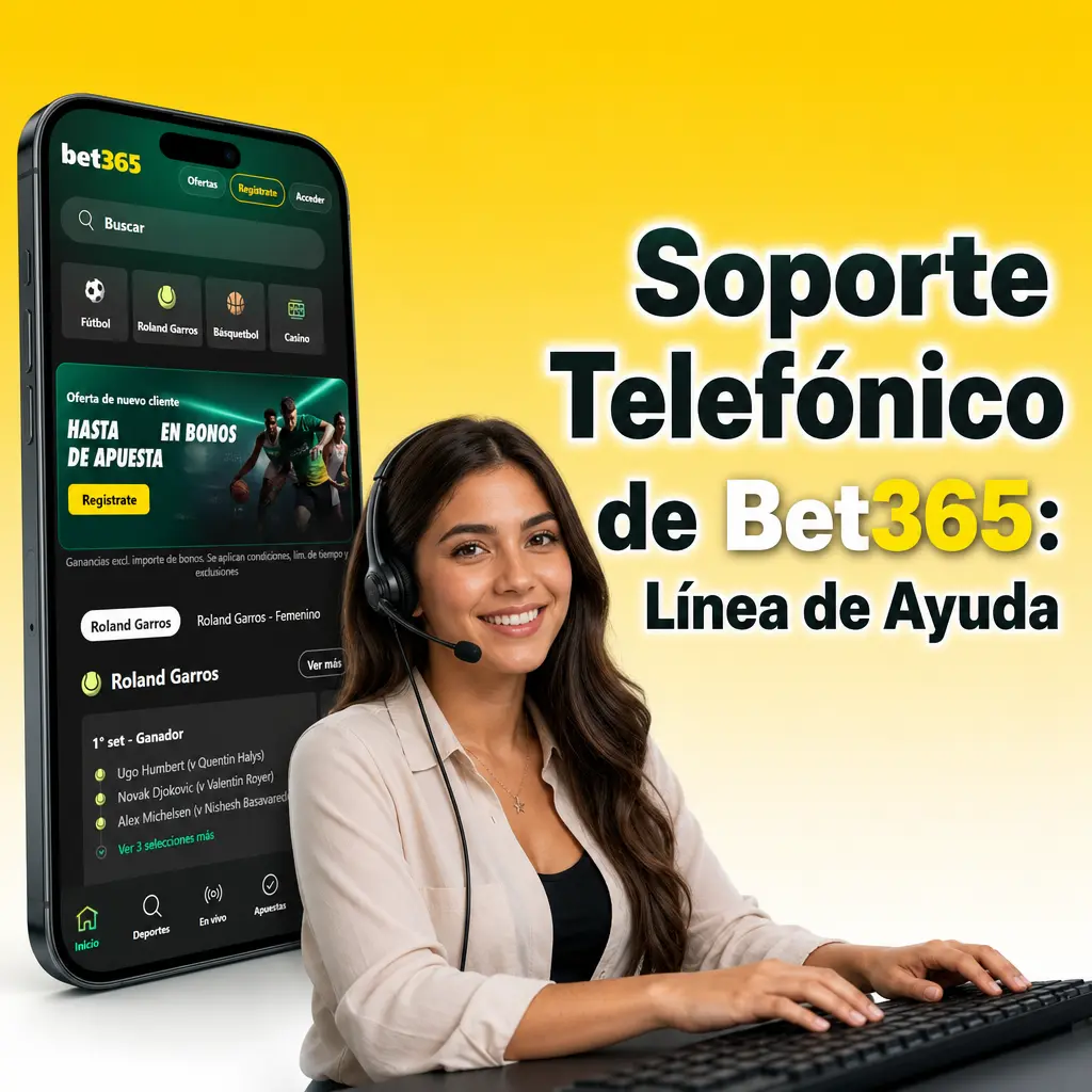 Soporte telefónico de Bet365